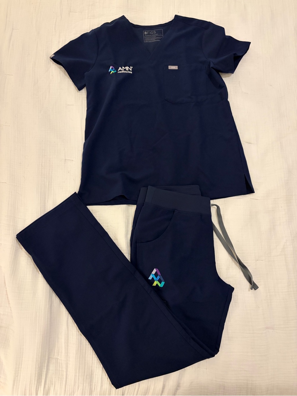 Brand New Navy AMN Figs Scrubs